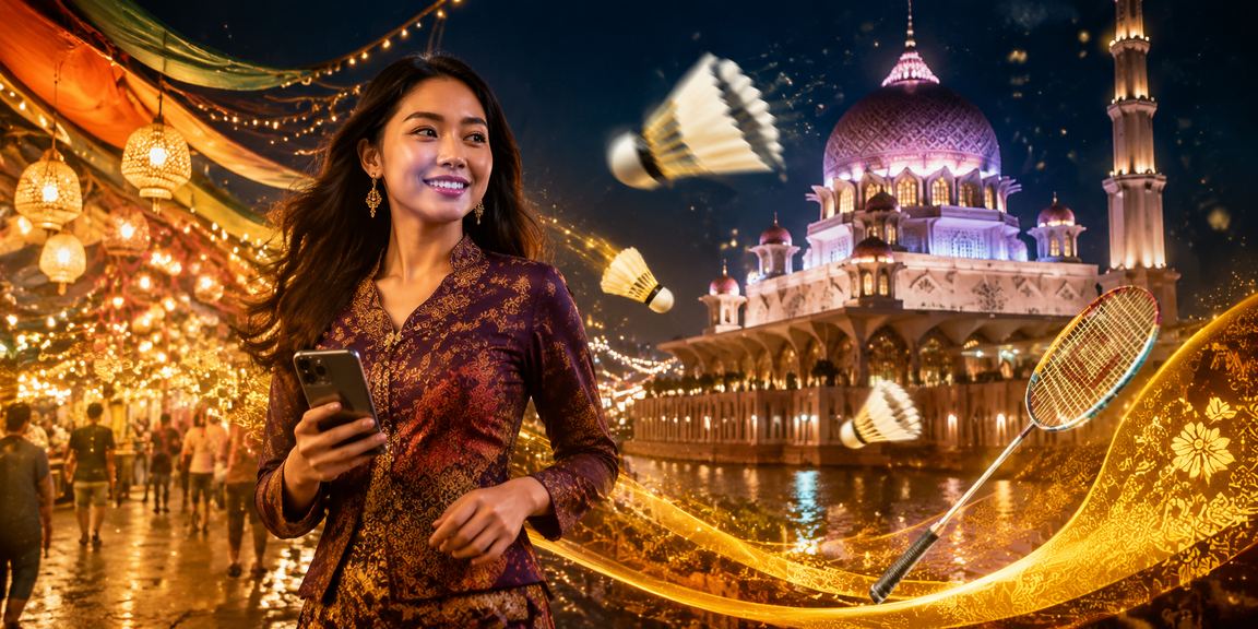 Pemain menggunakan kasino mudah alih di Putrajaya Malaysia